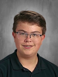 THS September 2023 Student of the Month, Tobias Scott